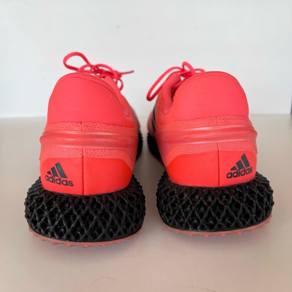 Adidas Men's 4D RUN 1.0 Lightweight Running Sneakers in ‘SIGNAL PINK’, size 11.5 - Picture 4 of 14